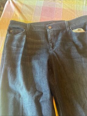 Dark Wash Straight Leg Jeans